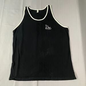 Drai’s Las Vegas‎ Tank Top Black White Trim Men’s XL American Apparel